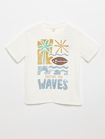 Camiseta estampada de manga corta