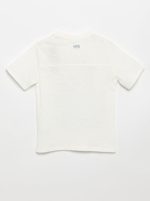 Camiseta estampada de manga corta - Kiabi