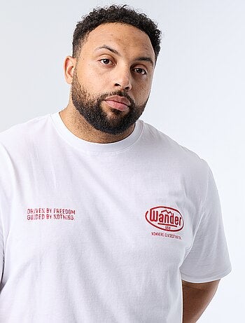 Camiseta estampada de manga corta