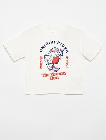 Camiseta estampada de manga corta