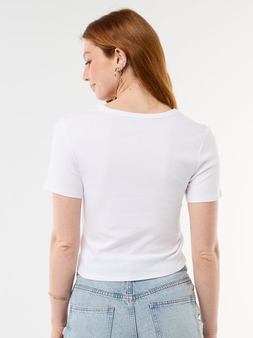Camiseta estampada de manga corta - Kiabi