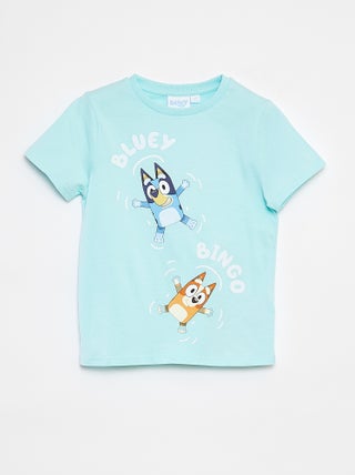 Camiseta estampada de manga corta 'Bluey'