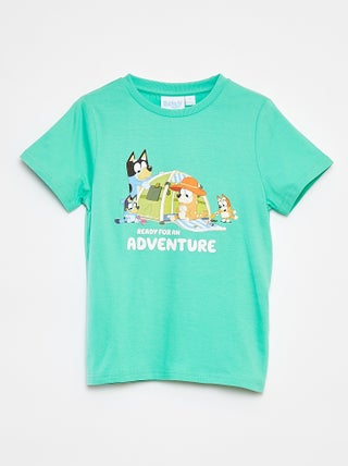 Camiseta estampada de manga corta 'Bluey'