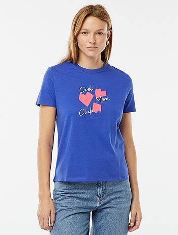 Camiseta estampada de manga corta 'Día de la Madre'