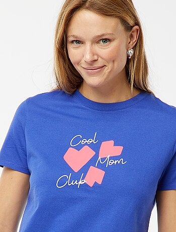 Camiseta estampada de manga corta 'Día de la Madre'