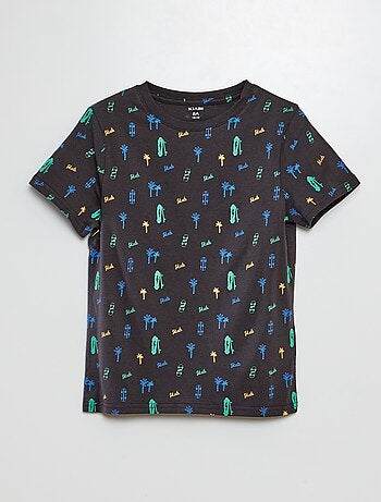 Camiseta estampada de manga corta