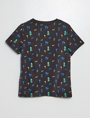 Camiseta estampada de manga corta