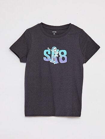Camiseta estampada de manga corta
