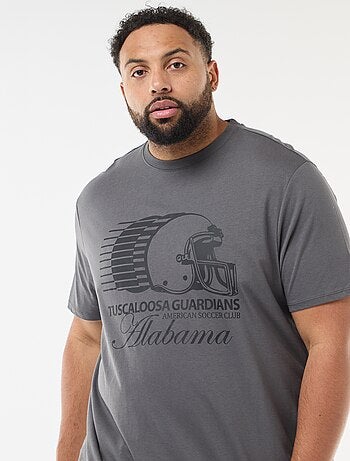 Camiseta estampada de manga corta