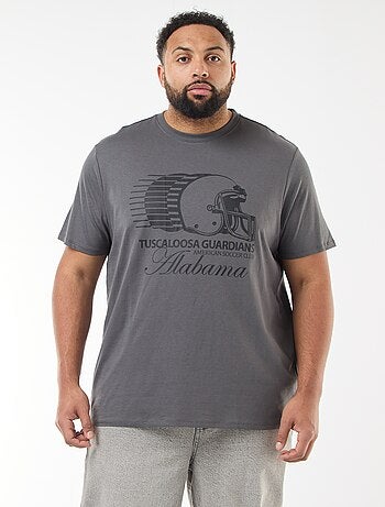 Camiseta estampada de manga corta