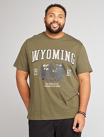 Camiseta estampada de manga corta