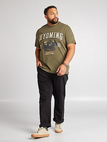 Camiseta estampada de manga corta