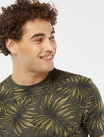 Camiseta estampada de manga corta