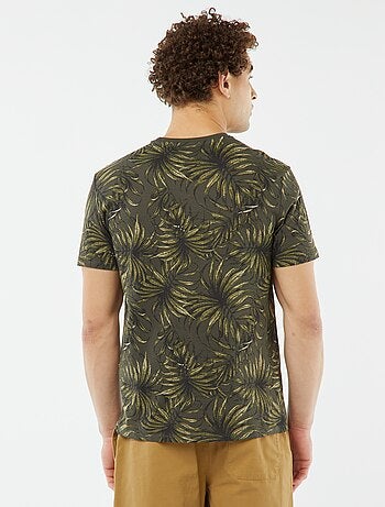 Camiseta estampada de manga corta