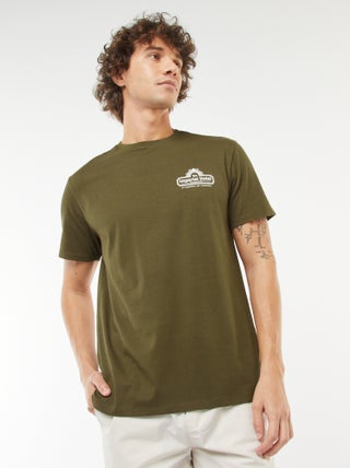 Camiseta estampada de manga corta