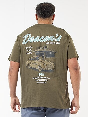 Camiseta estampada de manga corta