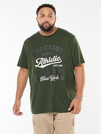 Camiseta estampada de manga corta