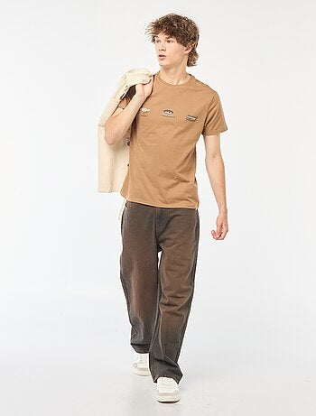 Camiseta estampada de manga corta