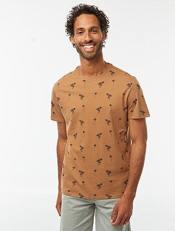 Camiseta estampada de manga corta