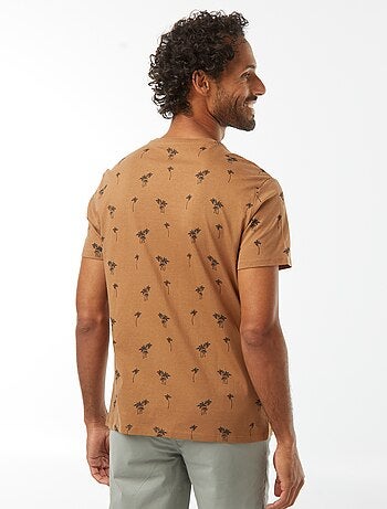 Camiseta estampada de manga corta