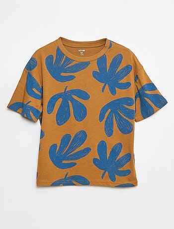 Camiseta estampada de manga corta