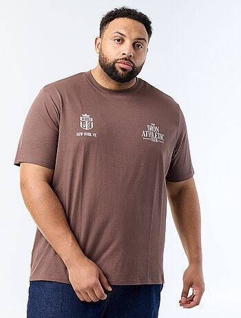 Camiseta estampada de manga corta