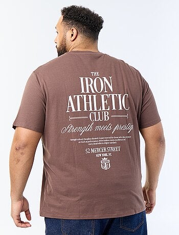Camiseta estampada de manga corta