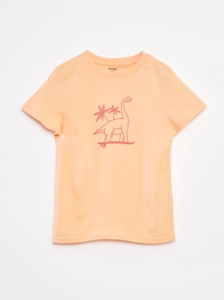 Camiseta estampada de manga corta
