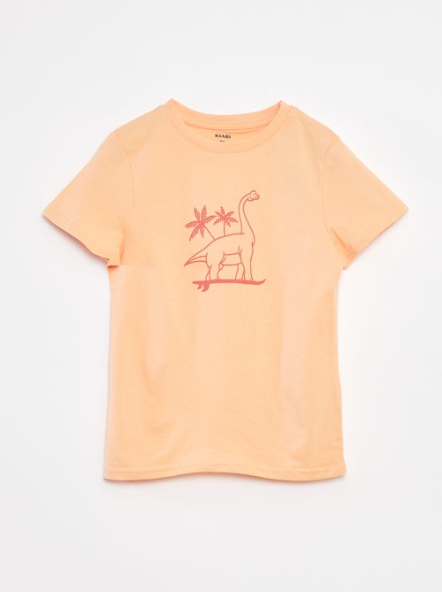 Camiseta estampada de manga corta - Kiabi