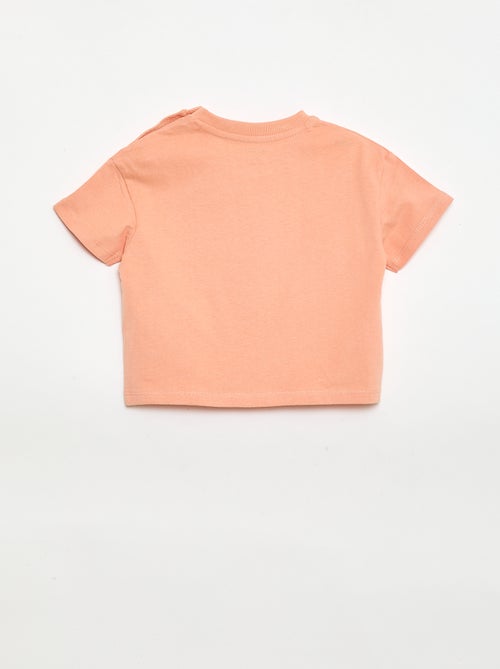 Camiseta estampada de manga corta - Kiabi