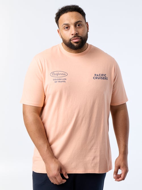 Camiseta estampada de manga corta - Kiabi