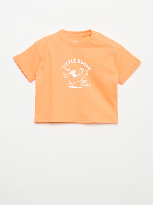 Camiseta estampada de manga corta - Kiabi Camiseta estampada de manga corta - Kiabi