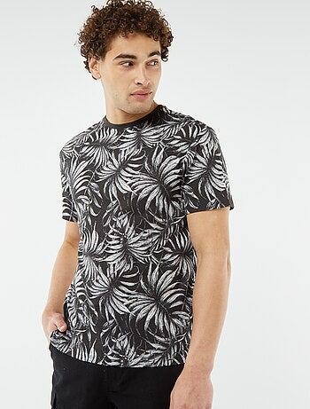 Camiseta estampada de manga corta