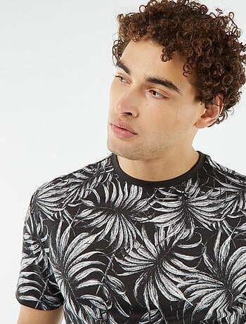 Camiseta estampada de manga corta