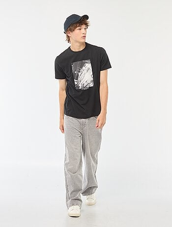 Camiseta estampada de manga corta