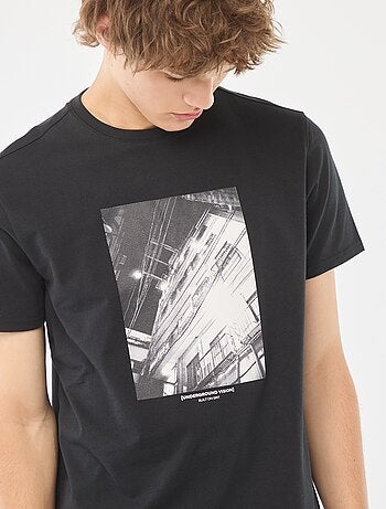 Camiseta estampada de manga corta
