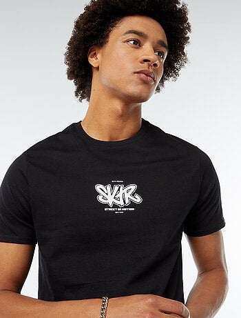 Camiseta estampada de manga corta