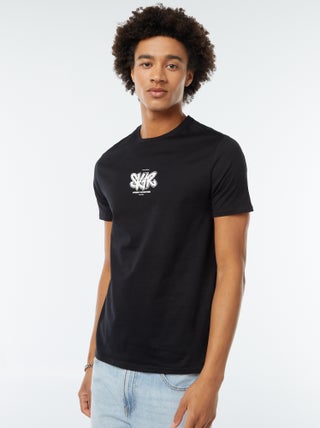 Camiseta estampada de manga corta