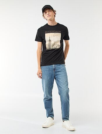 Camiseta estampada de manga corta