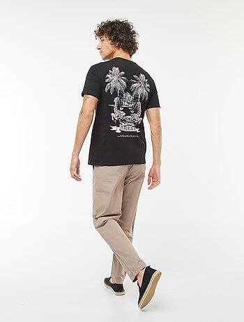 Camiseta estampada de manga corta