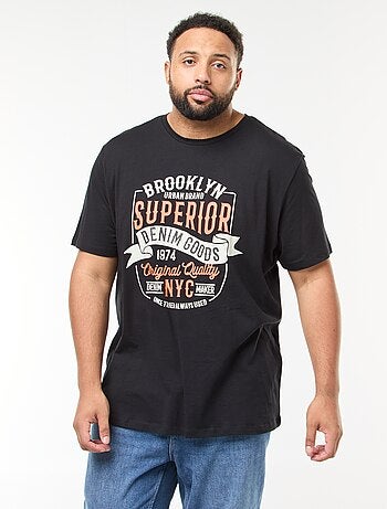 Camiseta estampada de manga corta