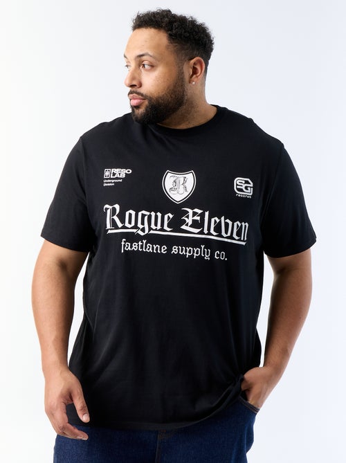 Camiseta estampada de manga corta - Kiabi