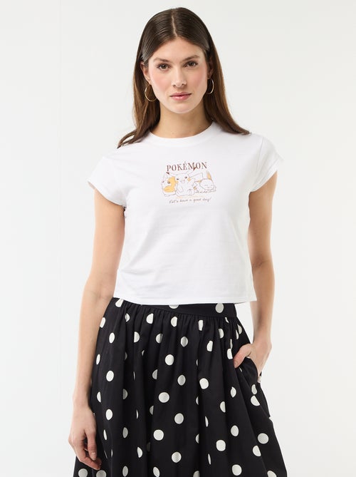 Camiseta estampada de manga corta 'Pokémon' - Kiabi