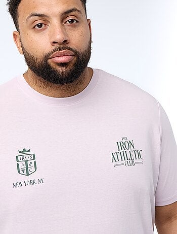 Camiseta estampada de manga corta