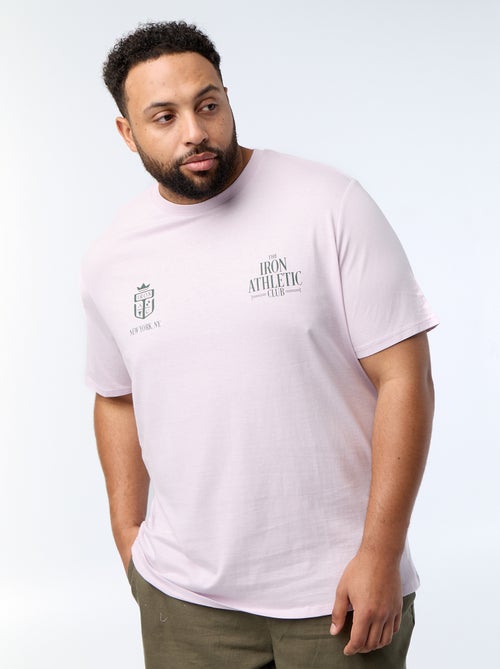 Camiseta estampada de manga corta - Kiabi Camiseta estampada de manga corta - Kiabi