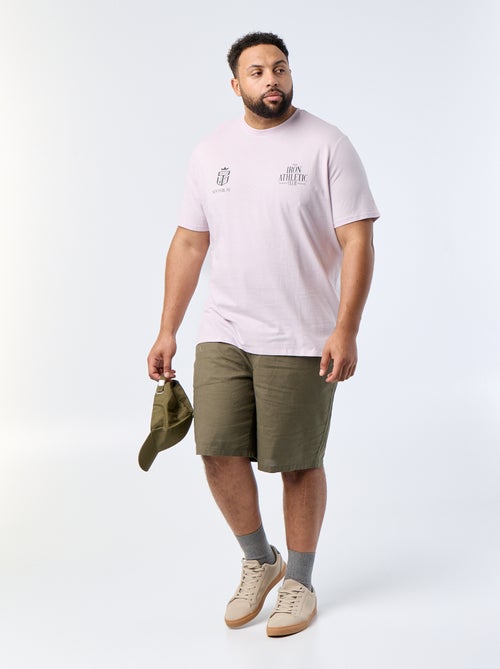 Camiseta estampada de manga corta - Kiabi Camiseta estampada de manga corta - Kiabi
