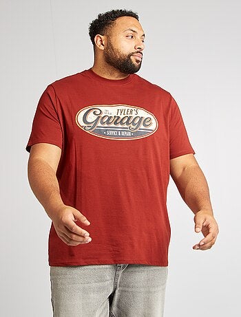 Camiseta estampada de manga corta