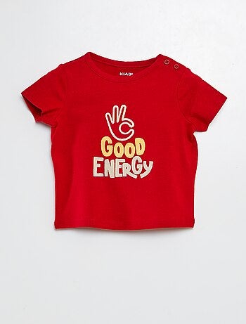 Camiseta estampada de manga corta