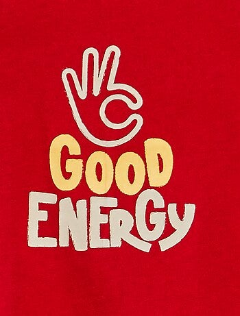 Camiseta estampada de manga corta