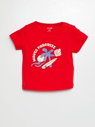 Camiseta estampada de manga corta